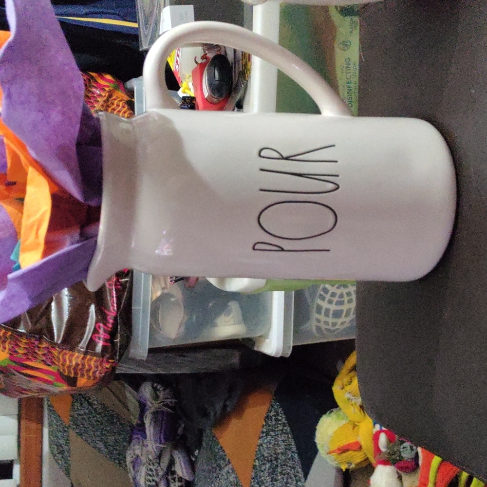 Rae Dunn ceramic pitcher